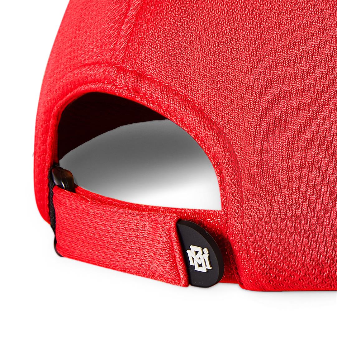 7001RP-Red-Navy-Back-Velcro with BM Brand Rubber Tag