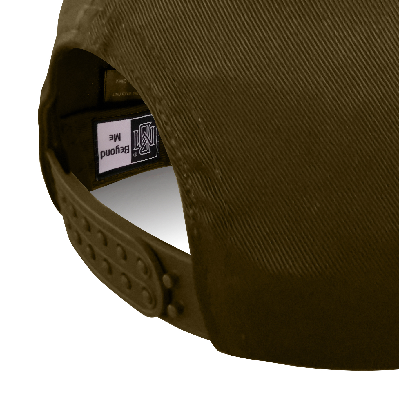 13001C-Olive-Double Holes Snapback Closure