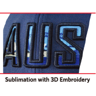 Sublimation with 3D Embroidery